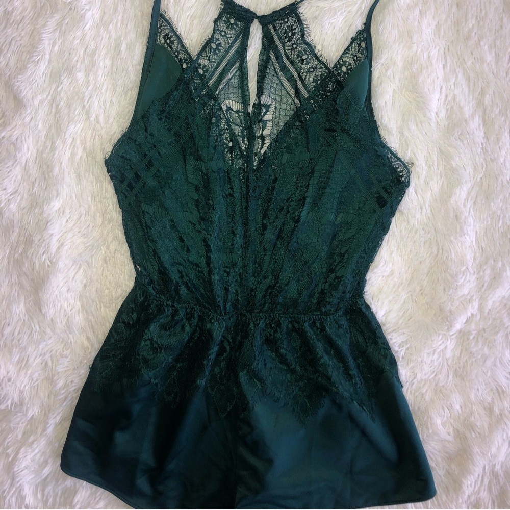Jade Green Romper